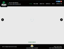 Tablet Screenshot of irishfoundry.com